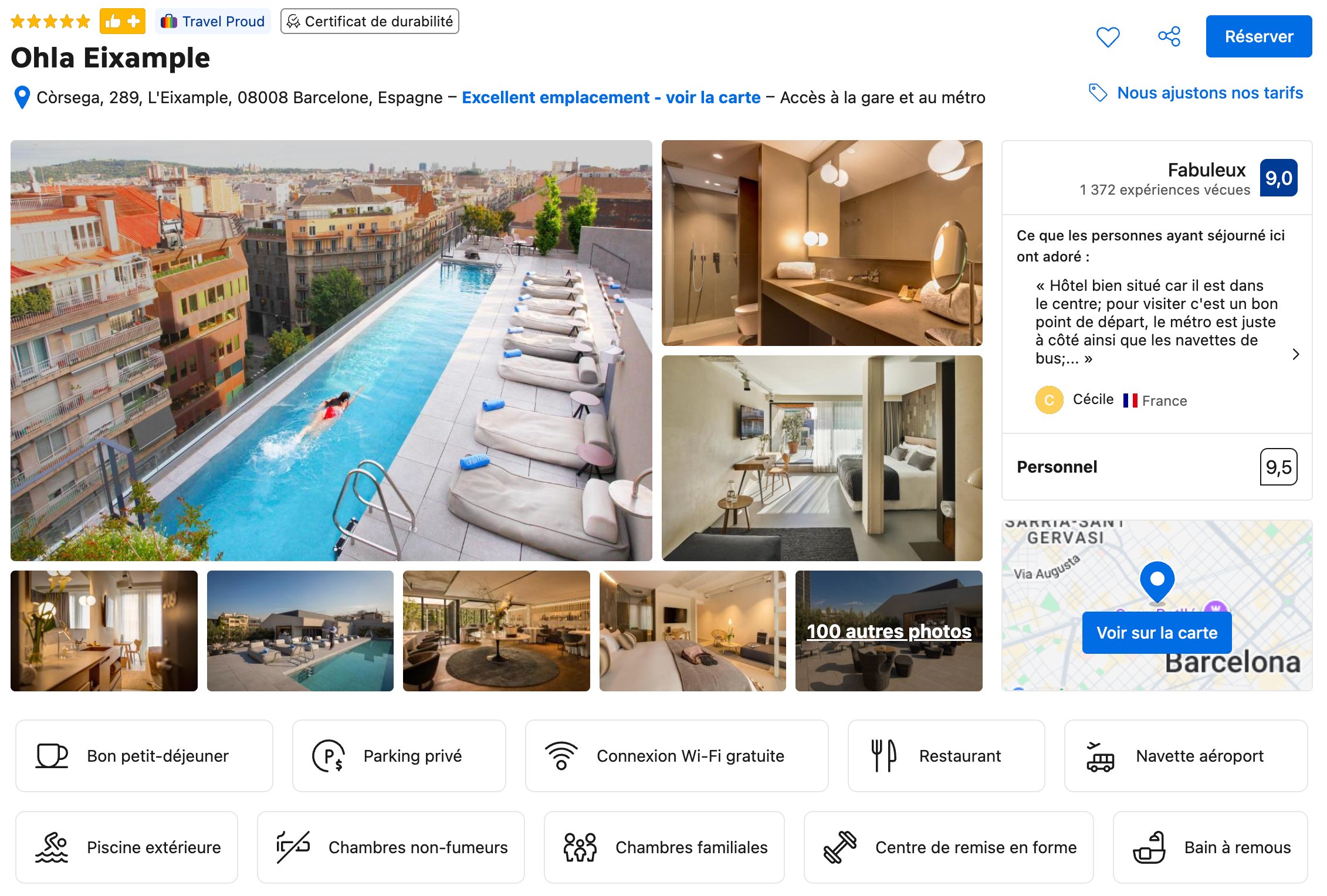 Proposition d'hôtel Ohla Eixample à Barcelone